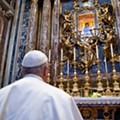 Papa Francisco na Basílica onde será sepultado (DR).jpg